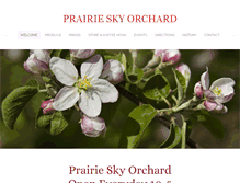 Tablet Screenshot of prairieskyorchard.com